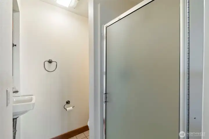 Basement bathroom