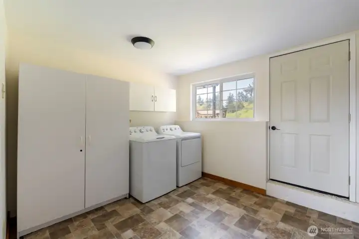 Basement laundry