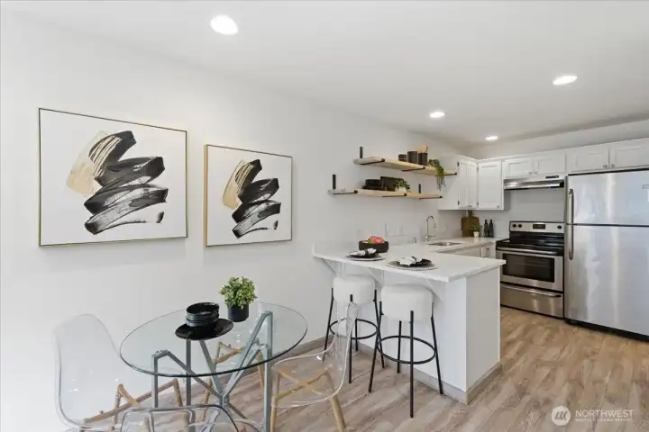 Kitchen with Eating area
