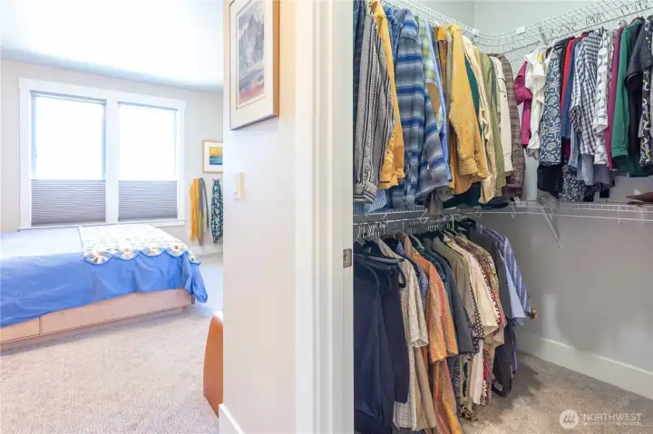 2 large closets 2 large closets