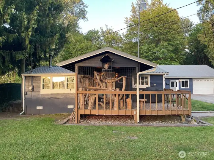 2nd home 640SF with partially covered deck