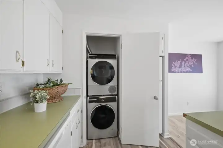 Full size washer and dryer,