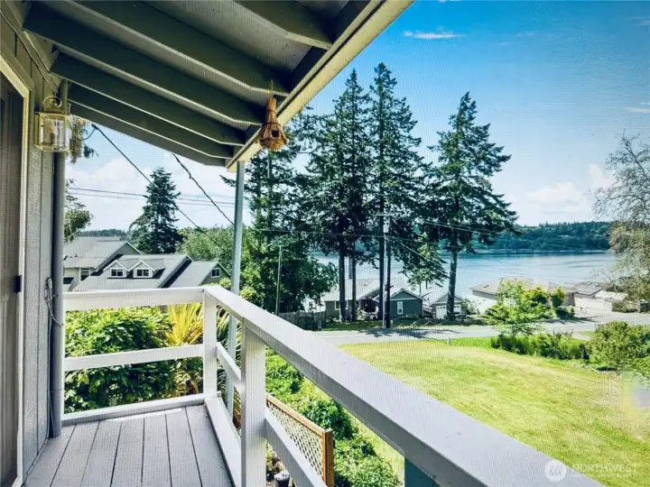 looking down at the .19 rare water view parcel...last of it's kind in Carylon beach Community looking down at the .19 rare water view parcel...last of it's kind in Carylon beach Community