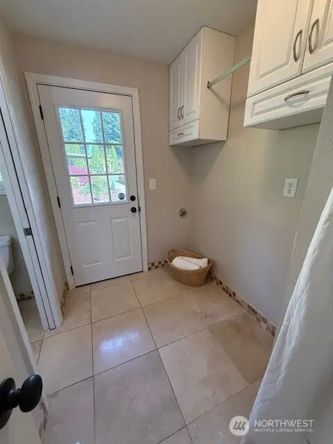 Mud room off back patio