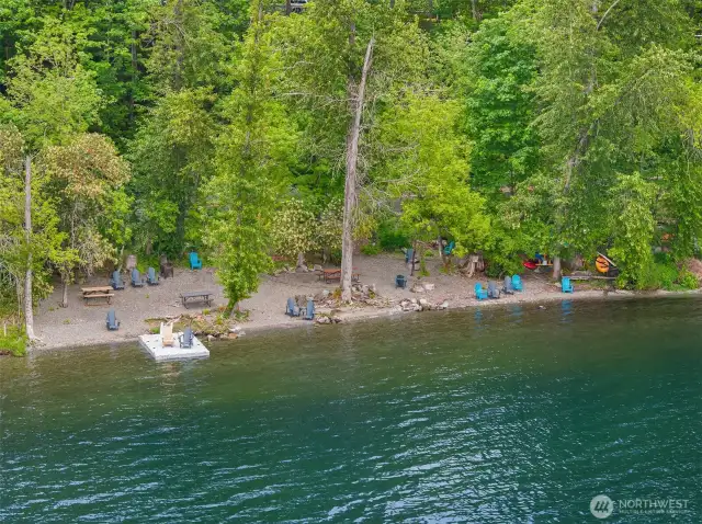 Private Community Beach on Lake Sammamish