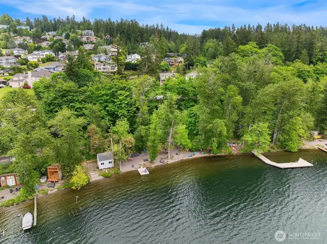 Private Community Beach on Lake Sammamish