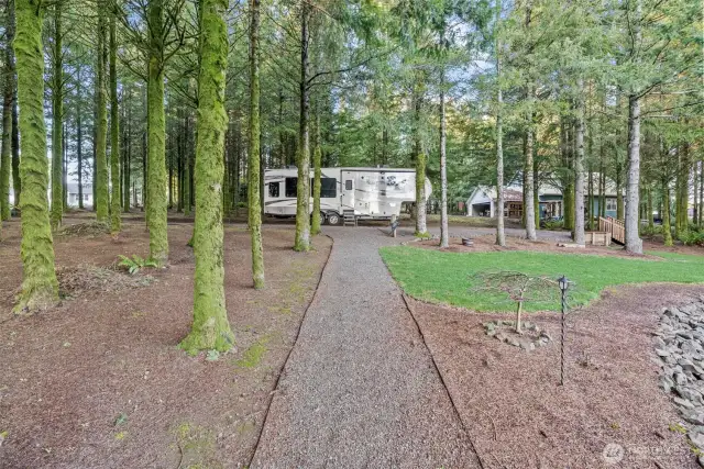 Onsite RV Hookup Accommodation