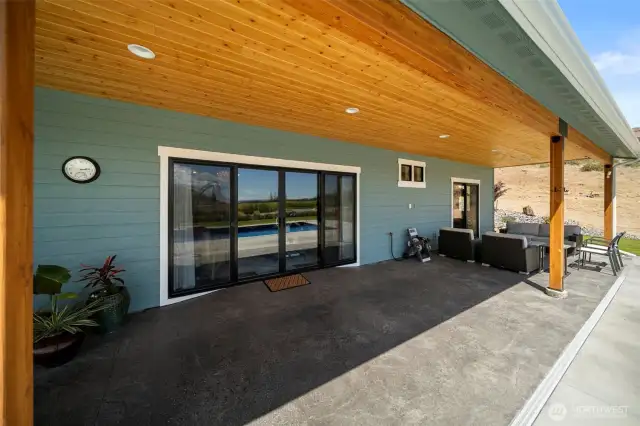 Covered patio