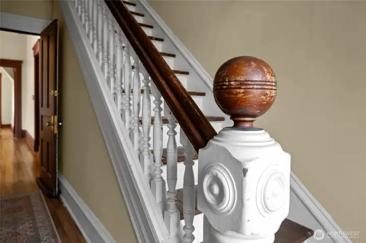 So many amazing architectural details in this home.