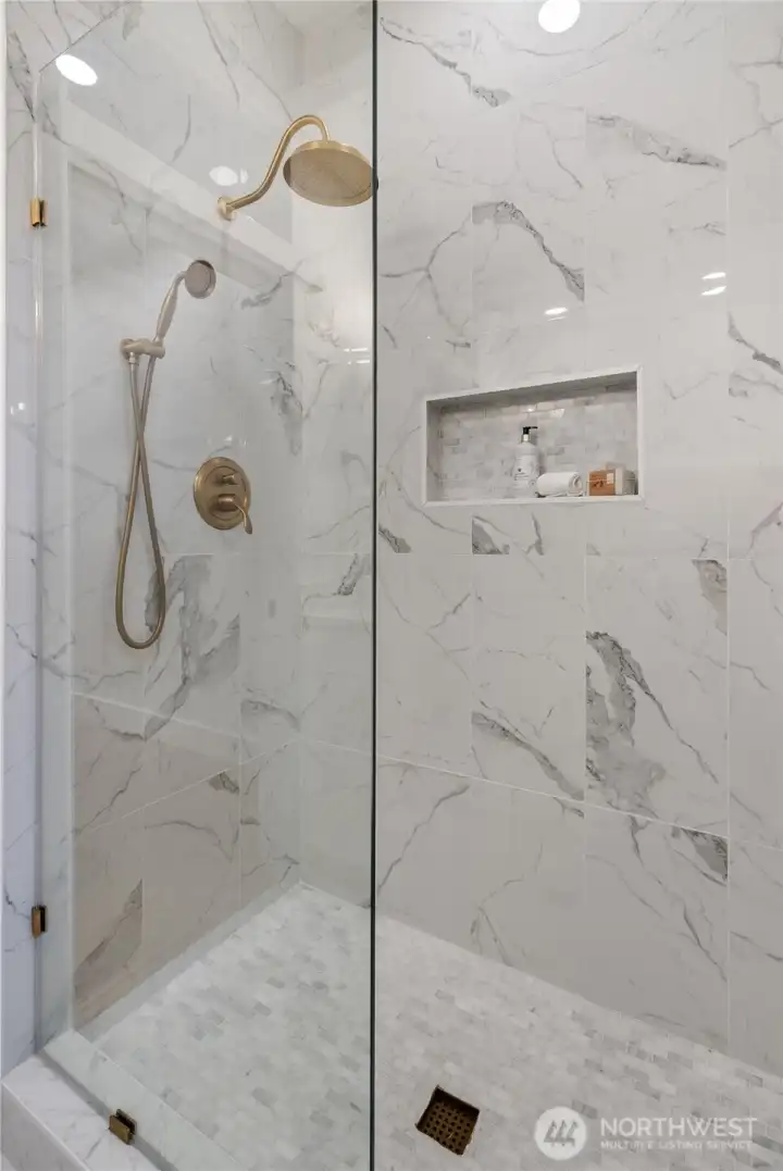 another perfect shower with all the luxury touches
