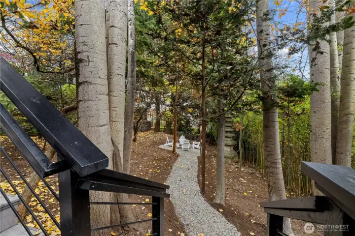 Rare privacy in this huge backyard!