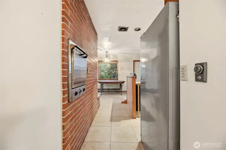 Original Stove in the brick wall