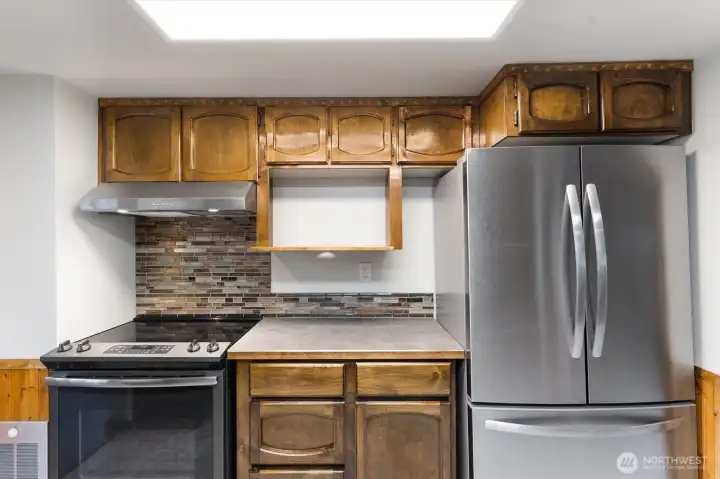 Fresh paint and new backsplash