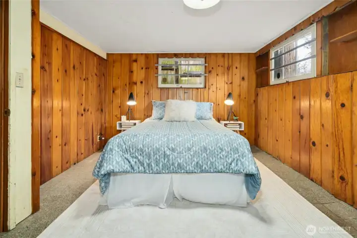 Basement bedroom (non-conforming) or bonus space.