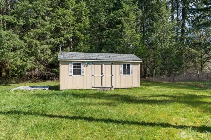 shed with electric