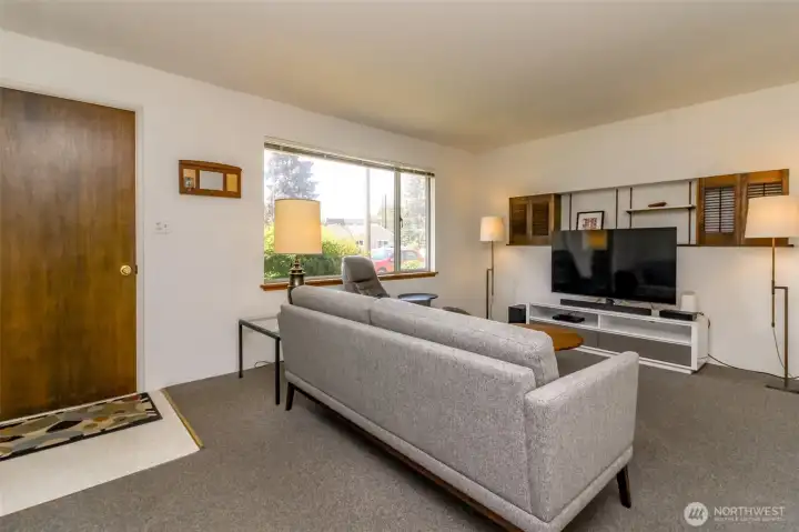 Front door entrance into Living room