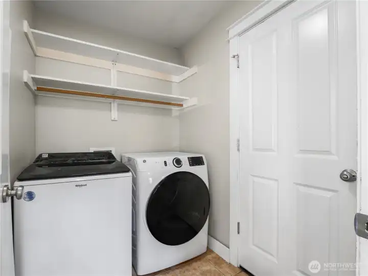 Laundry room has lots of storage and easy access to the garage. Laundry room has lots of storage and easy access to the garage.