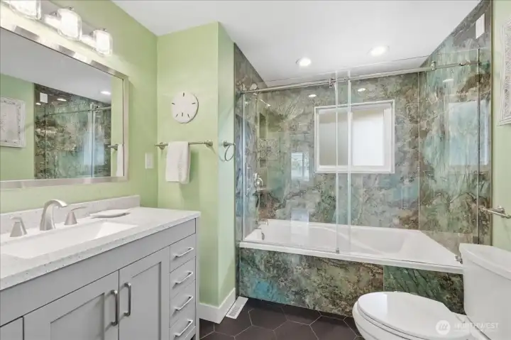 Upper full bathroom Upper full bathroom