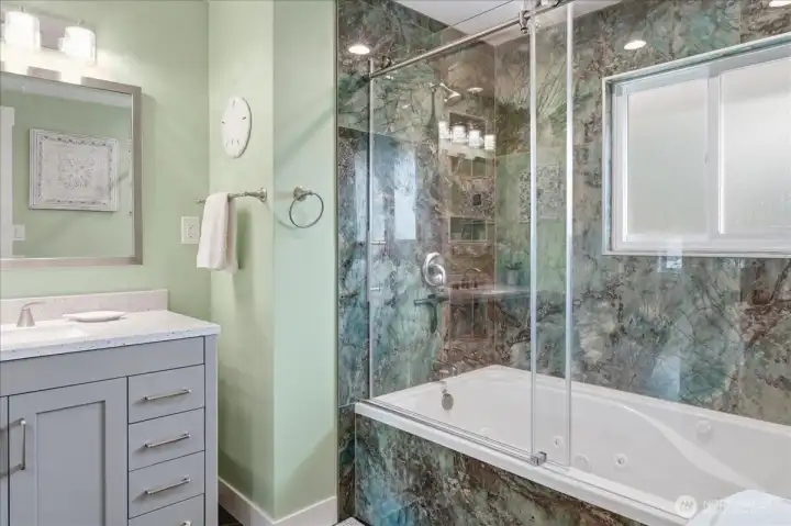 Upper full bathroom Upper full bathroom