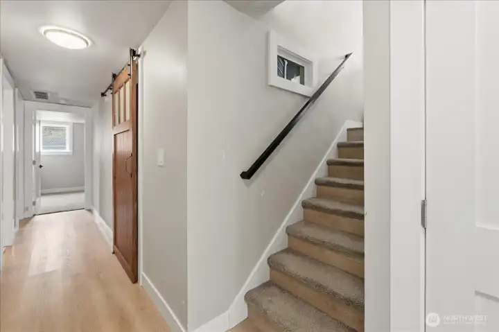 Stairs to lower level Stairs to lower level