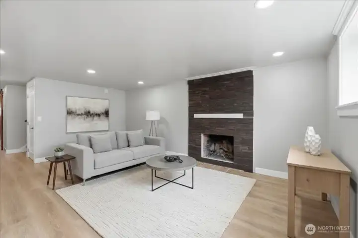 Lower family room Lower family room