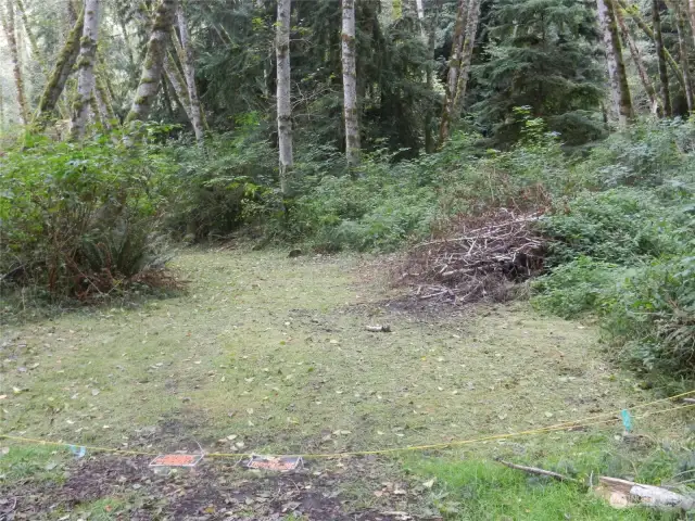 Driveway entrance to property.