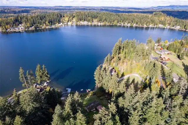 The Parcel is Mid Frame Bottom. Not Pictured, Across the Lake and to the Left is the Public Boat Launch.