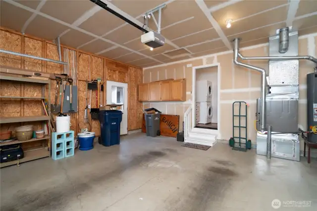 Lots of storage in this garage