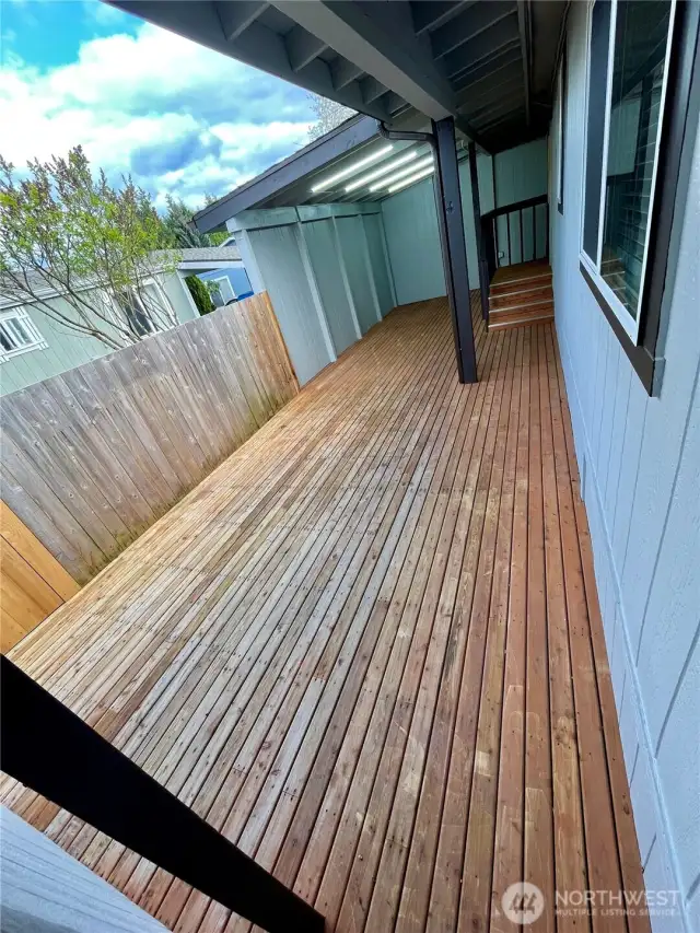2nd view of Back Deck
