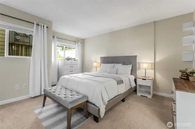 Upon entry you have the spacious primary bedroom
