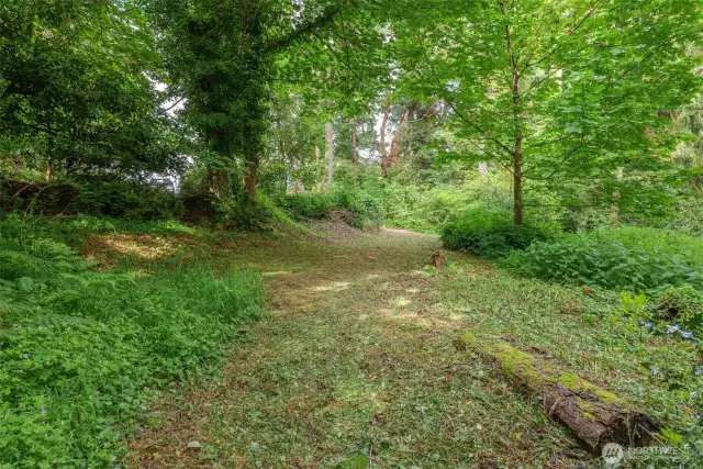 Looking North towards Cowan Road.