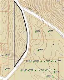 Property outline with Elevations.