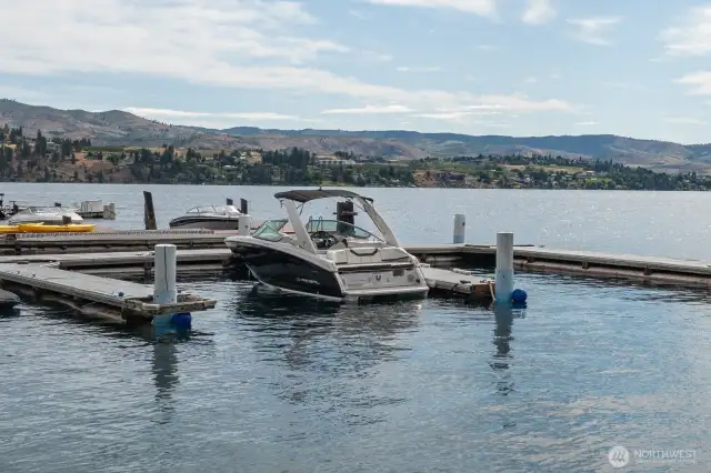 Private Slip for Unit 1 is where boat is shown.