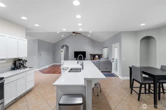 open kitchen