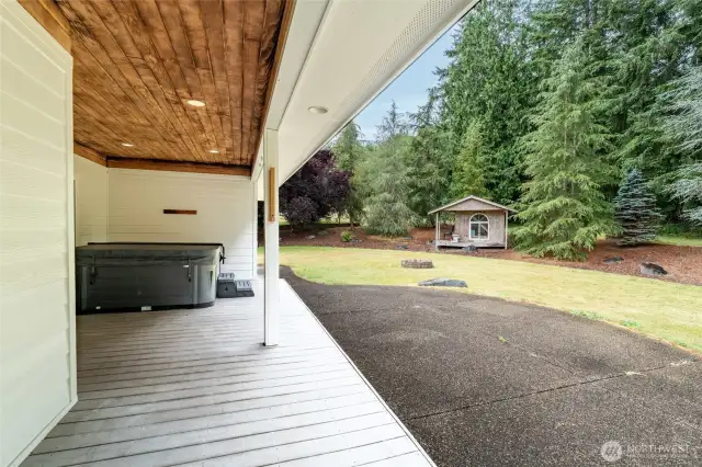 covered patio for year around enjoyment