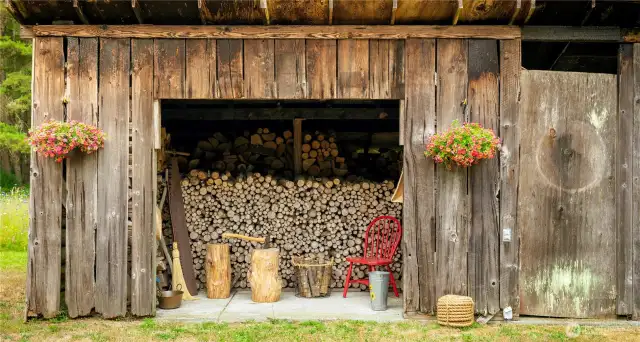The classic wood shed.