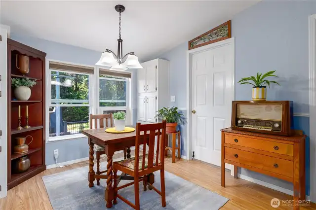small eating area