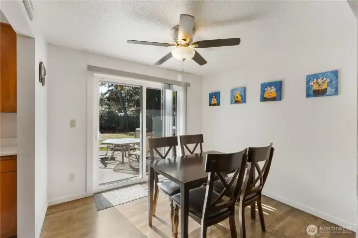 New sliding glass door