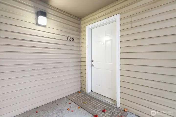 Covered front door access