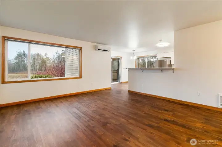 Large living room as you step inside!