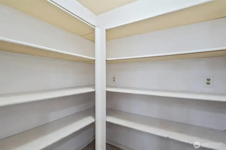 Who would have expected a walk-in pantry?!