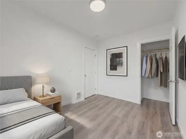 Primary room, virtually staged