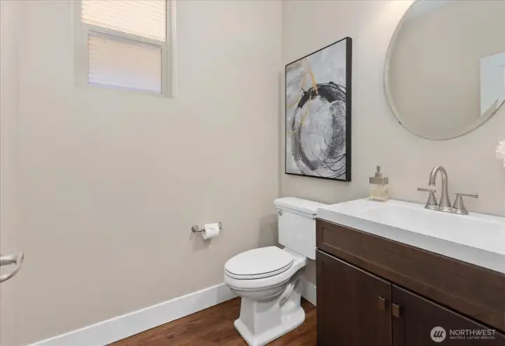Main floor powder room