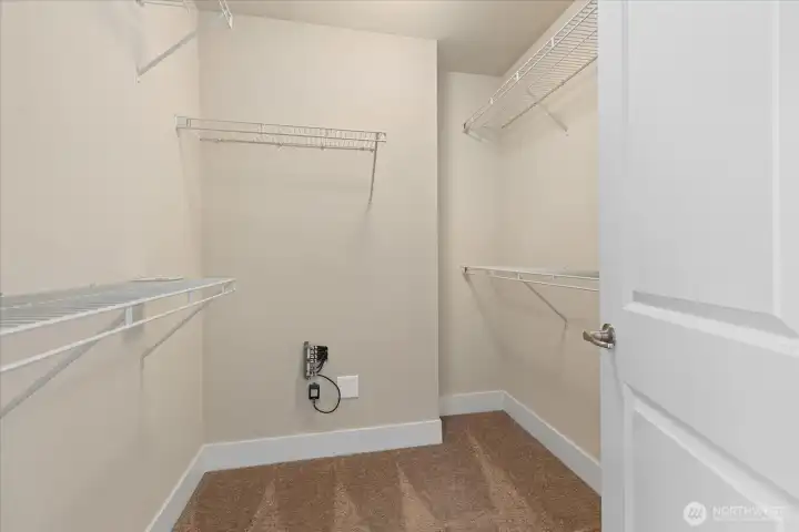 Primary walk-in closet