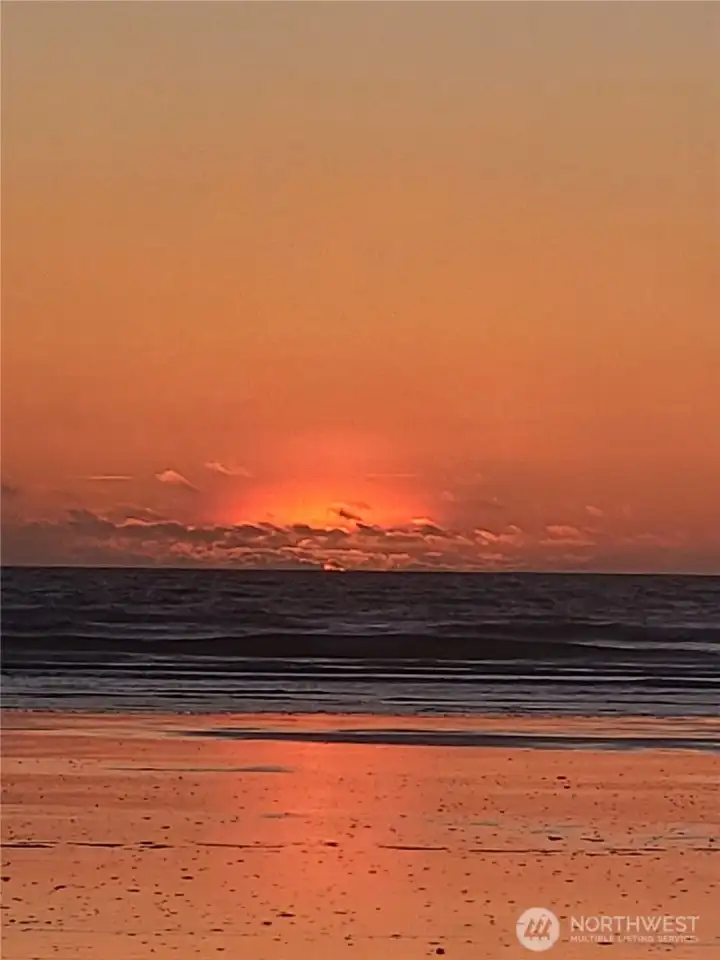 You can hear the ocean