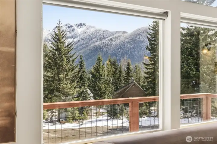 Mountain views from every window