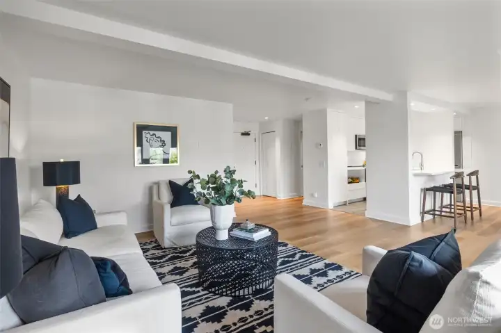 The open concept makes this layout live large.