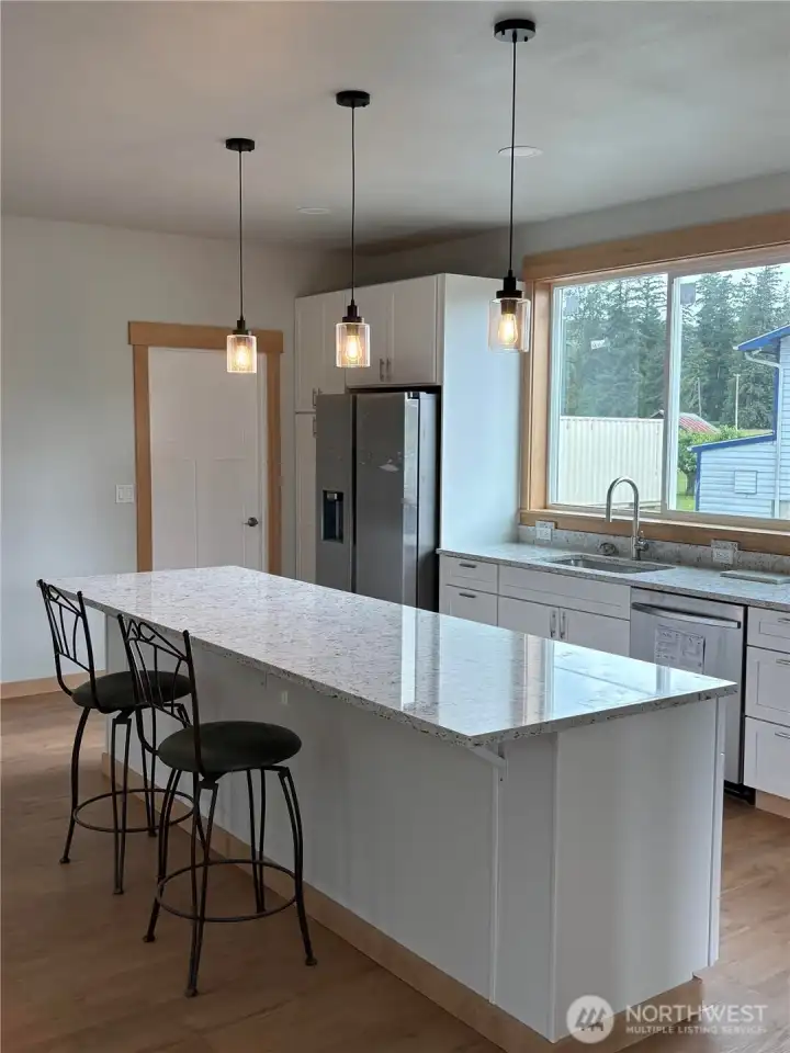 Kitchen with 9' Island