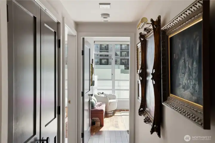 Hallway to bedrooms