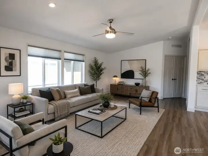 Living Area off Kitchen